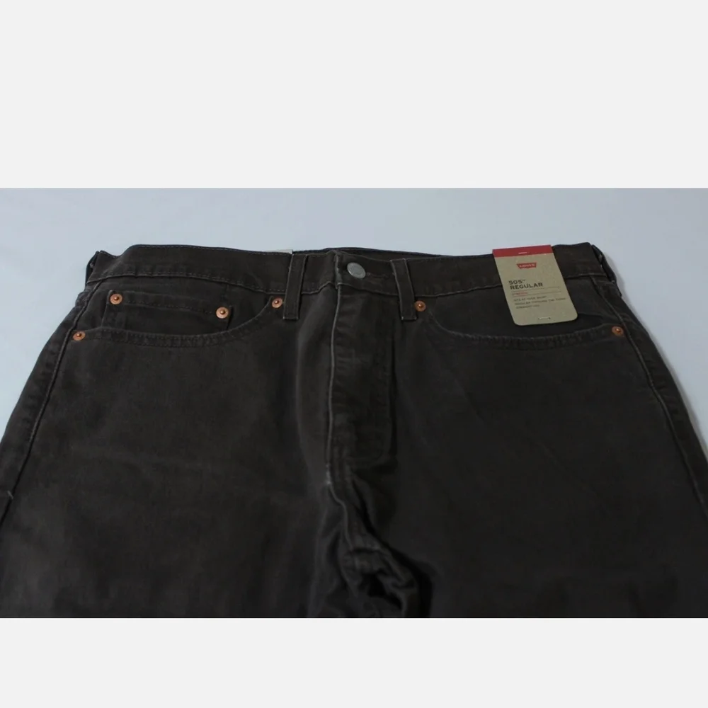 Levi's Brown 505 Straight Jeans Classic Style NWT - Picture 3 of 6